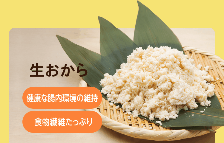 生おから [健康な腸内環境の維持] [食物繊維たっぷり]