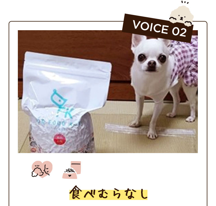 VOICE 02　食べむらなし