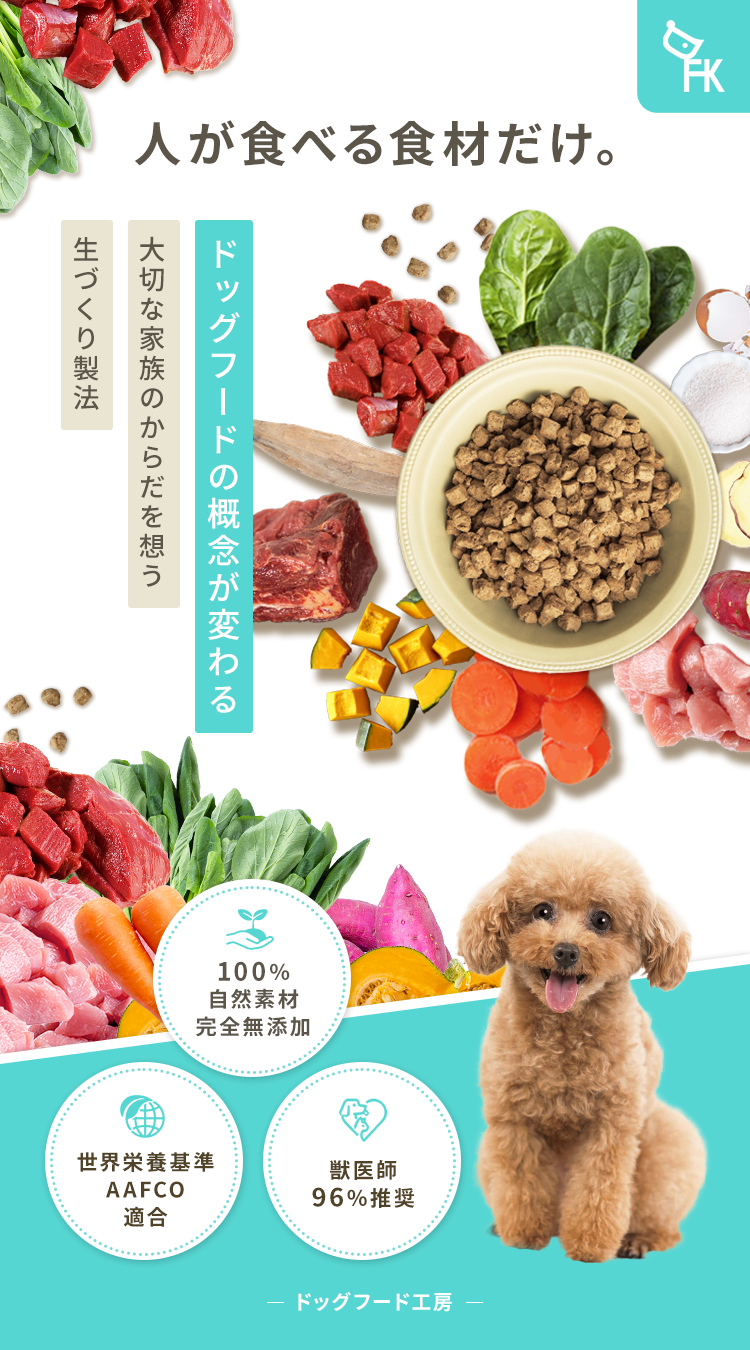 ドックフード工房 野菜畑小粒3袋セット 楽天市場】【公式 ドッグフード工房】ドッグフード 無添加 国産